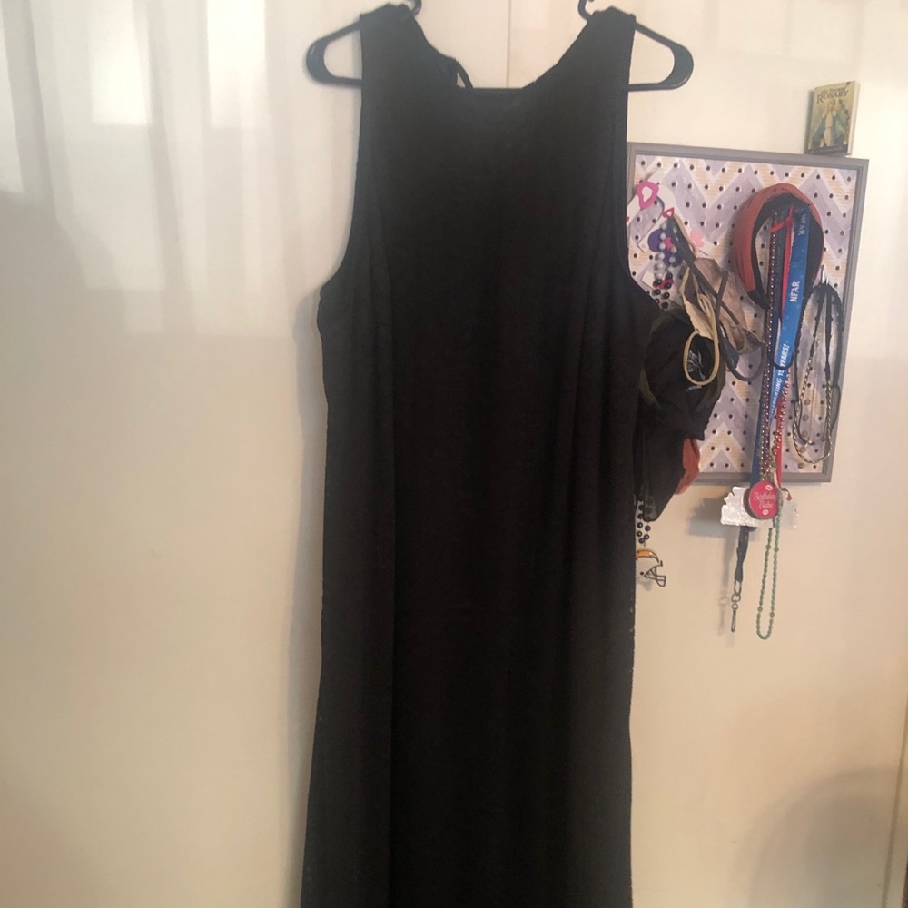 Ava and Viv long black dress